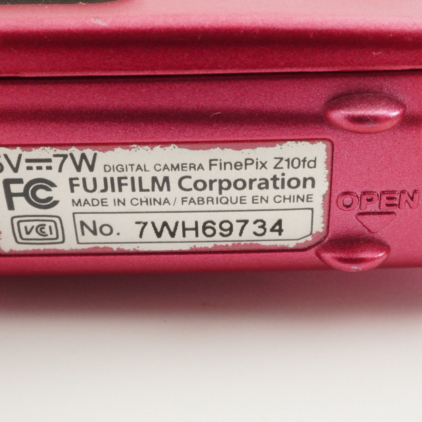 FUJIFILM FinePix Z10fd Pink With 4GB SDHC Card from Japan #6489