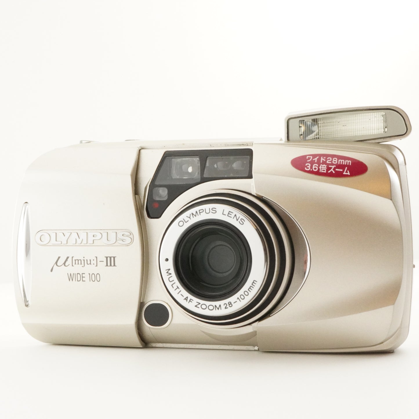 OLYMPUS mju III WIDE 100 [mju:] +Case Point & Shoot Film Camera from Japan #6918