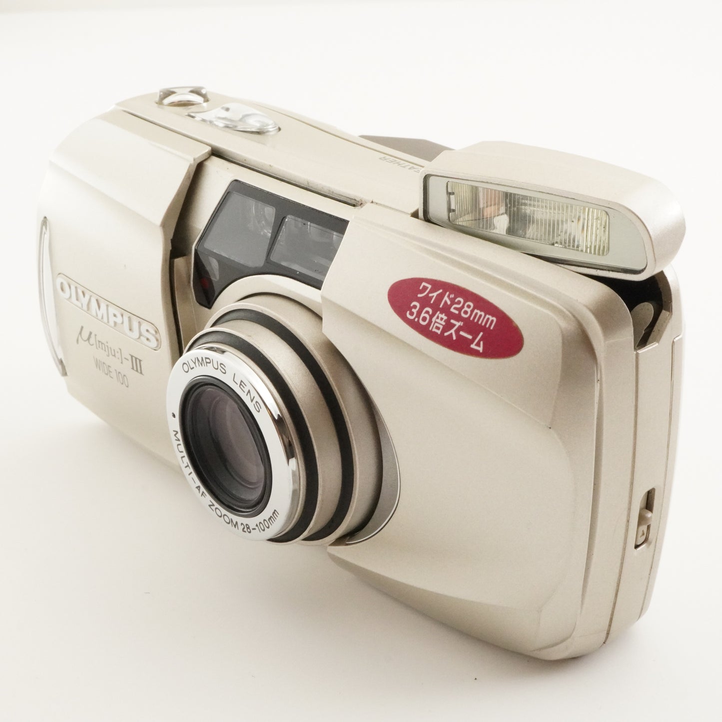 OLYMPUS mju III WIDE 100 [mju:] +Case Point & Shoot Film Camera from Japan #6918