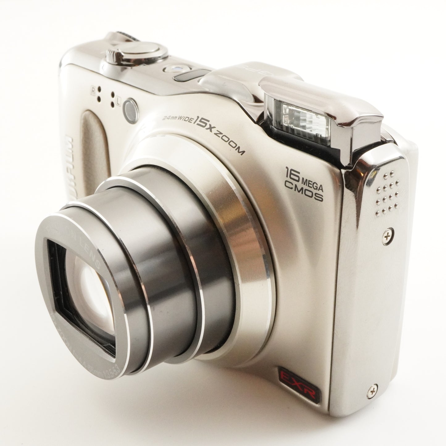 FUJIFILM Finepix F550 EXR Gold With 4GB SDHC Card from Japan #6764