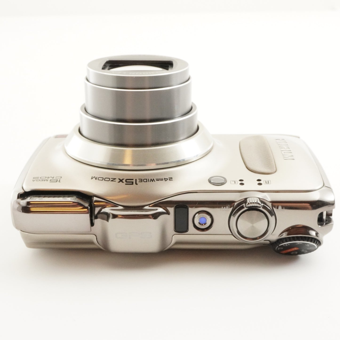 FUJIFILM Finepix F550 EXR Gold With 4GB SDHC Card from Japan #6764