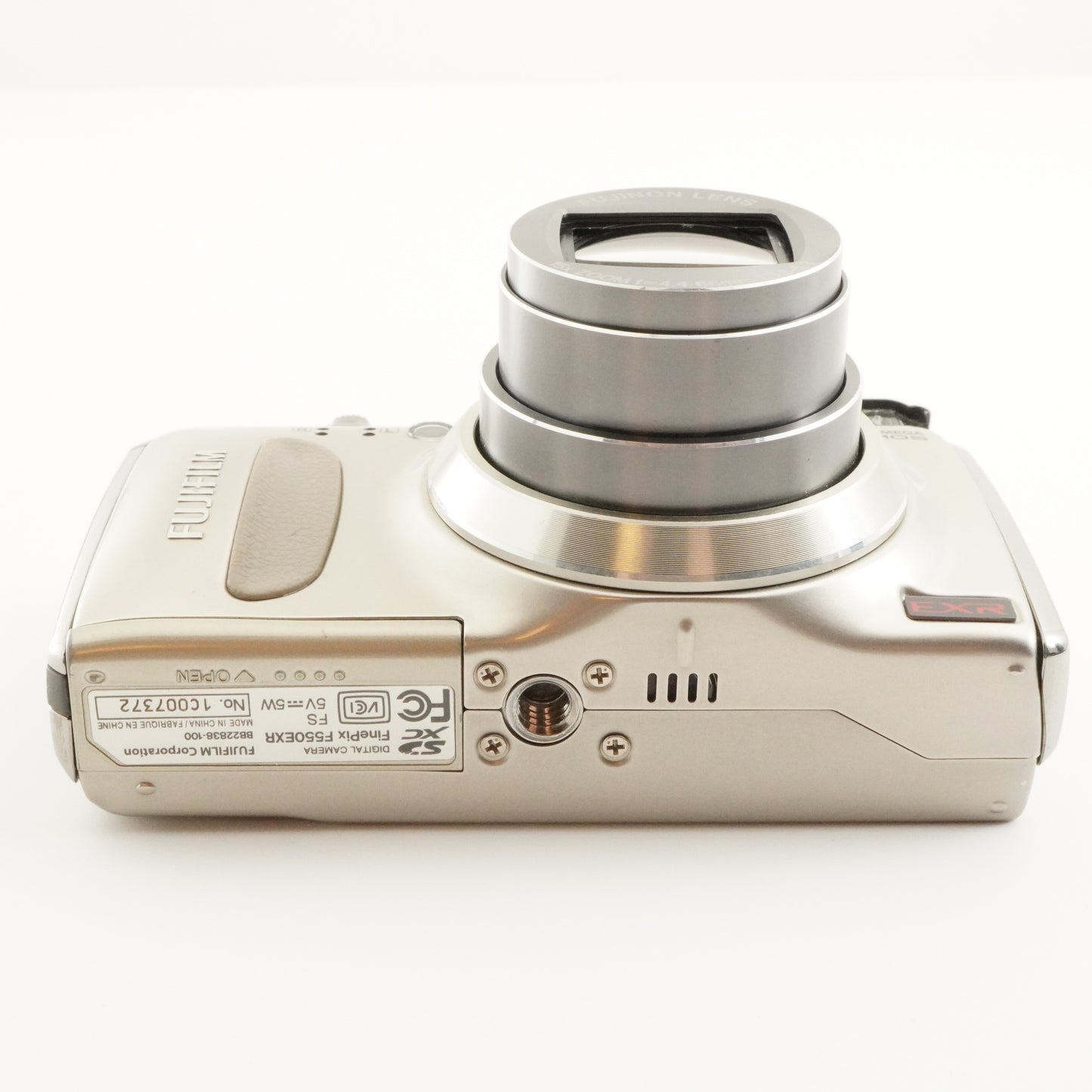 FUJIFILM Finepix F550 EXR Gold With 4GB SDHC Card from Japan #6764