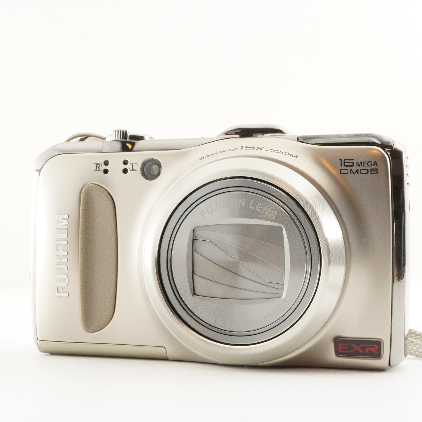 FUJIFILM FinePix F550 EXR Gold With 4GB SDHC Card from Japan #6531