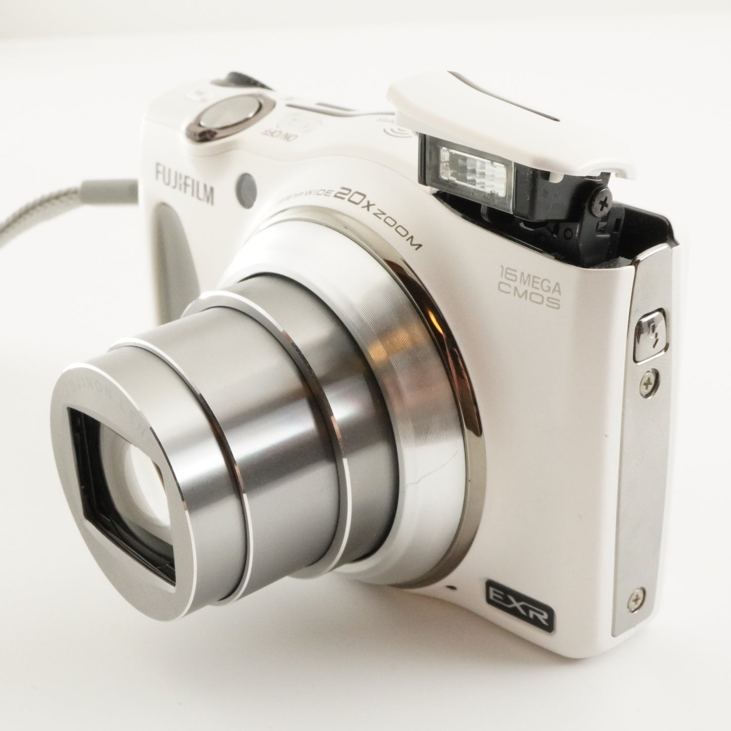 FUJIFILM Finepix F800 EXR White With 4GB SDHC Card from Japan #6529