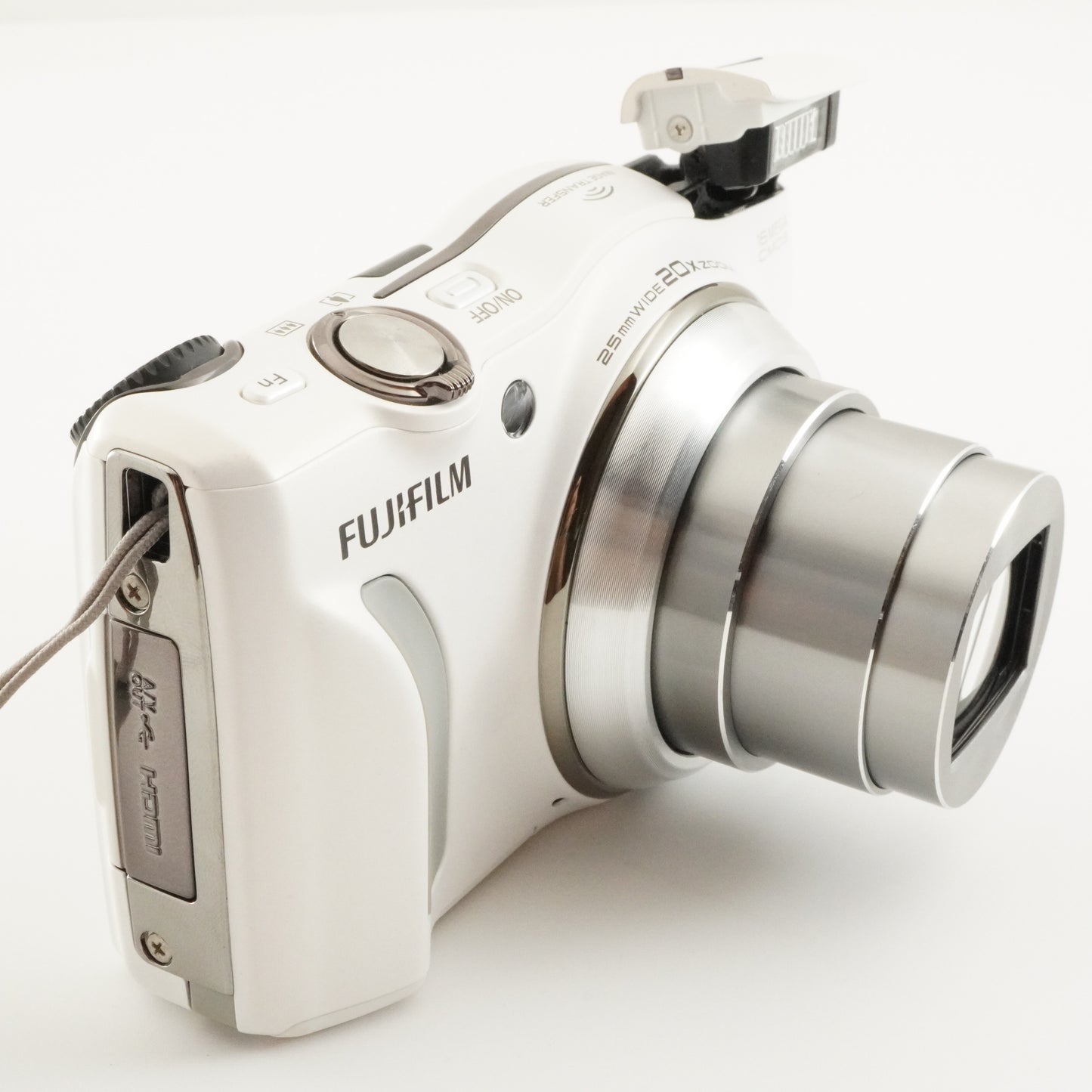 FUJIFILM Finepix F800 EXR White With 4GB SDHC Card from Japan #6529
