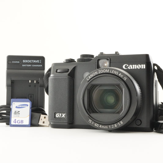 Canon PowerShot G1X With 4GB SDHC Card Digital Camera from Japan #6881