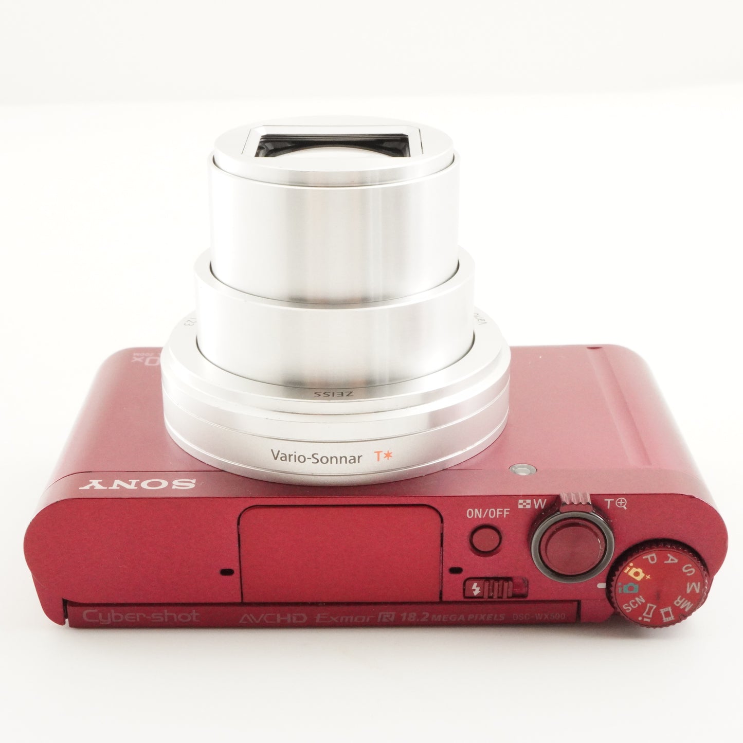 [English Setting] SONY Cyber-shot DSC-WX500 Red + 4GB SDHC Card from Japan #6903