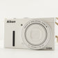 Nikon COOLPIX P340 White With 4GB SDHC Card from Japan #6449