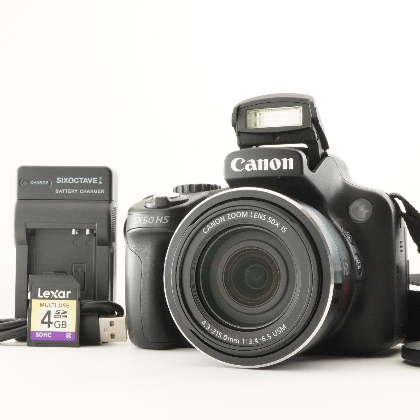 Canon PowerShot SX50 HS With 4GB SDHC Card Digital Camera from Japan #6879