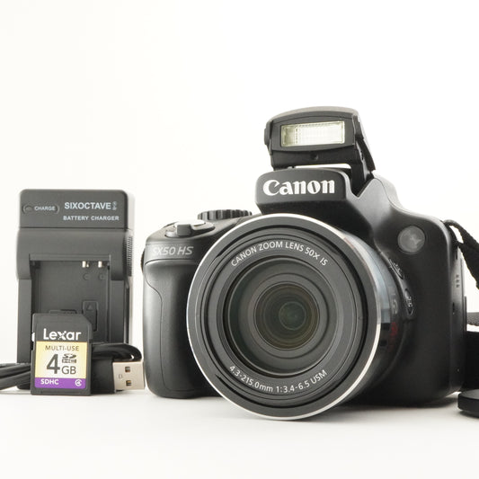 Canon PowerShot SX50 HS With 4GB SDHC Card Digital Camera from Japan #6879