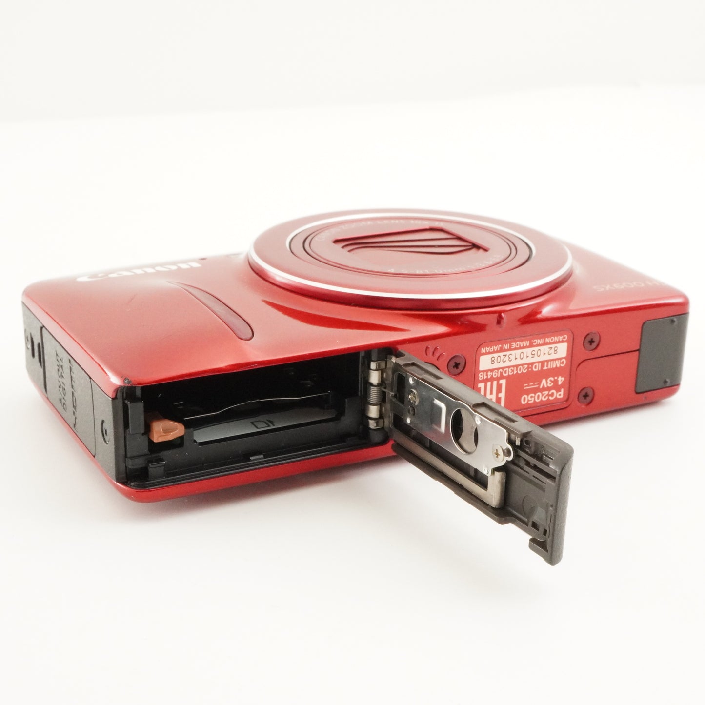Canon PowerShot SX600 HS Red With 4GB SDHC Card Digital Camera from Japan #6936