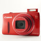 Canon PowerShot SX600 HS Red With 4GB SDHC Card Digital Camera from Japan #6936