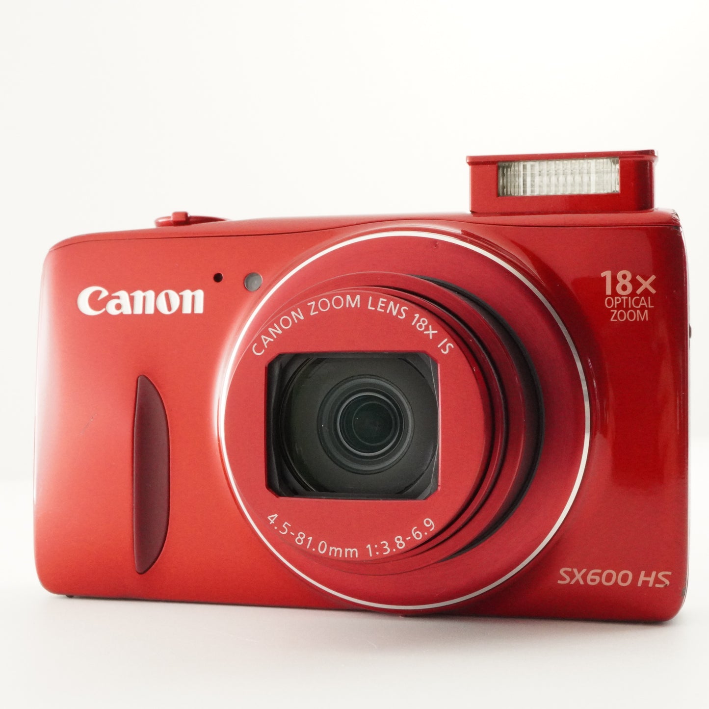 Canon PowerShot SX600 HS Red With 4GB SDHC Card Digital Camera from Japan #6936