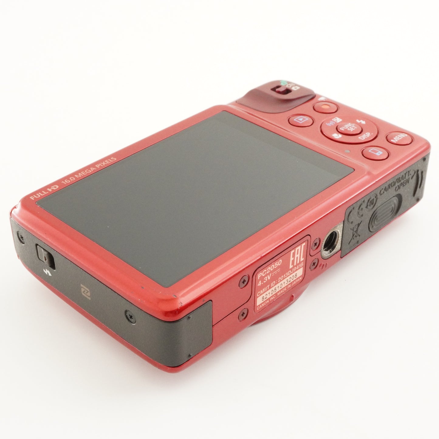 Canon PowerShot SX600 HS Red With 4GB SDHC Card Digital Camera from Japan #6936
