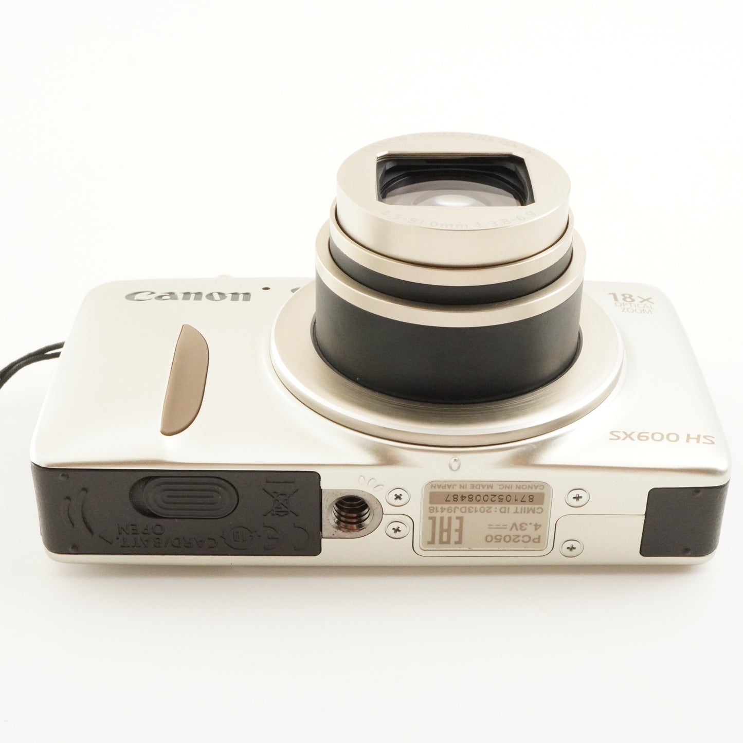 Canon PowerShot SX600 HS Gold With 4GB SDHC Card Digital Camera from Japan #6950