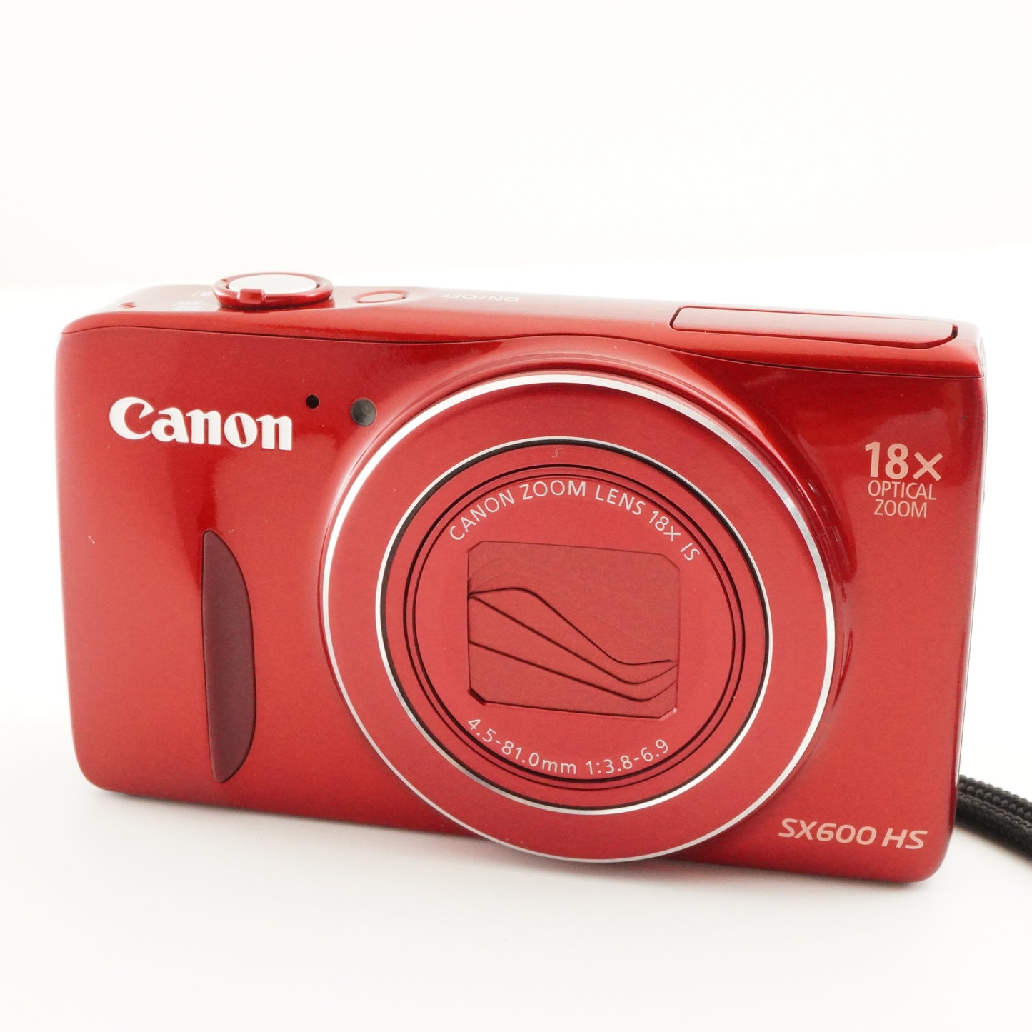 Canon PowerShot SX600 HS Red With 4GB SDHC Card Digital Camera from Japan #6952