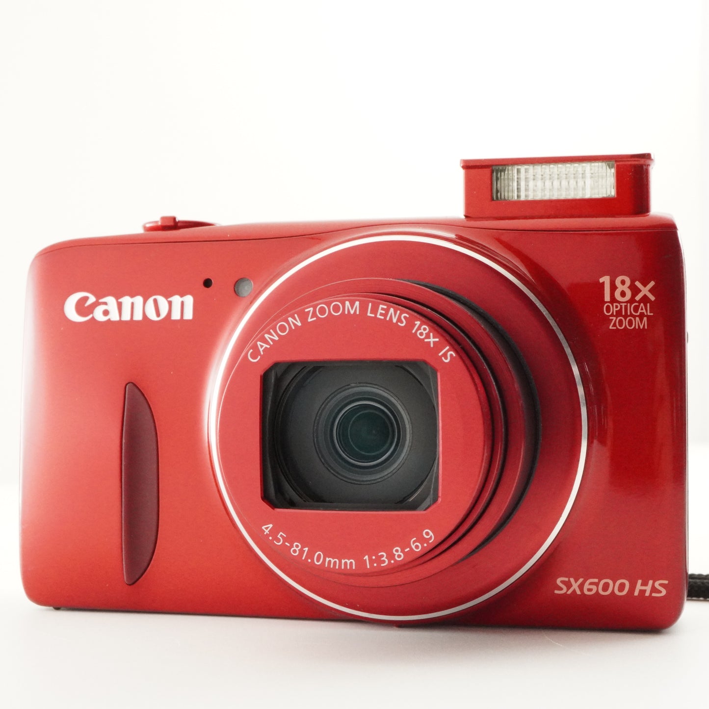 Canon PowerShot SX600 HS Red With 4GB SDHC Card Digital Camera from Japan #6952