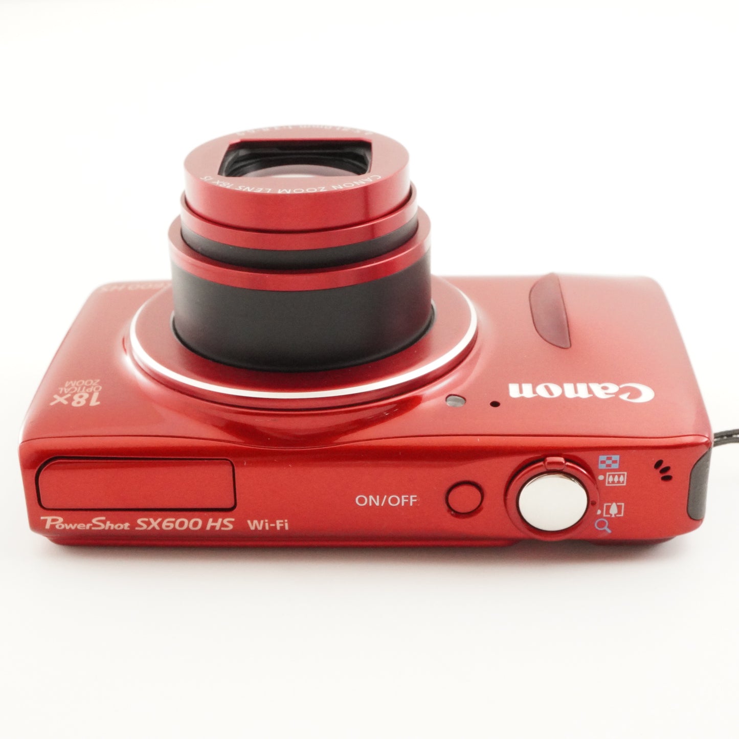 Canon PowerShot SX600 HS Red With 4GB SDHC Card Digital Camera from Japan #6952
