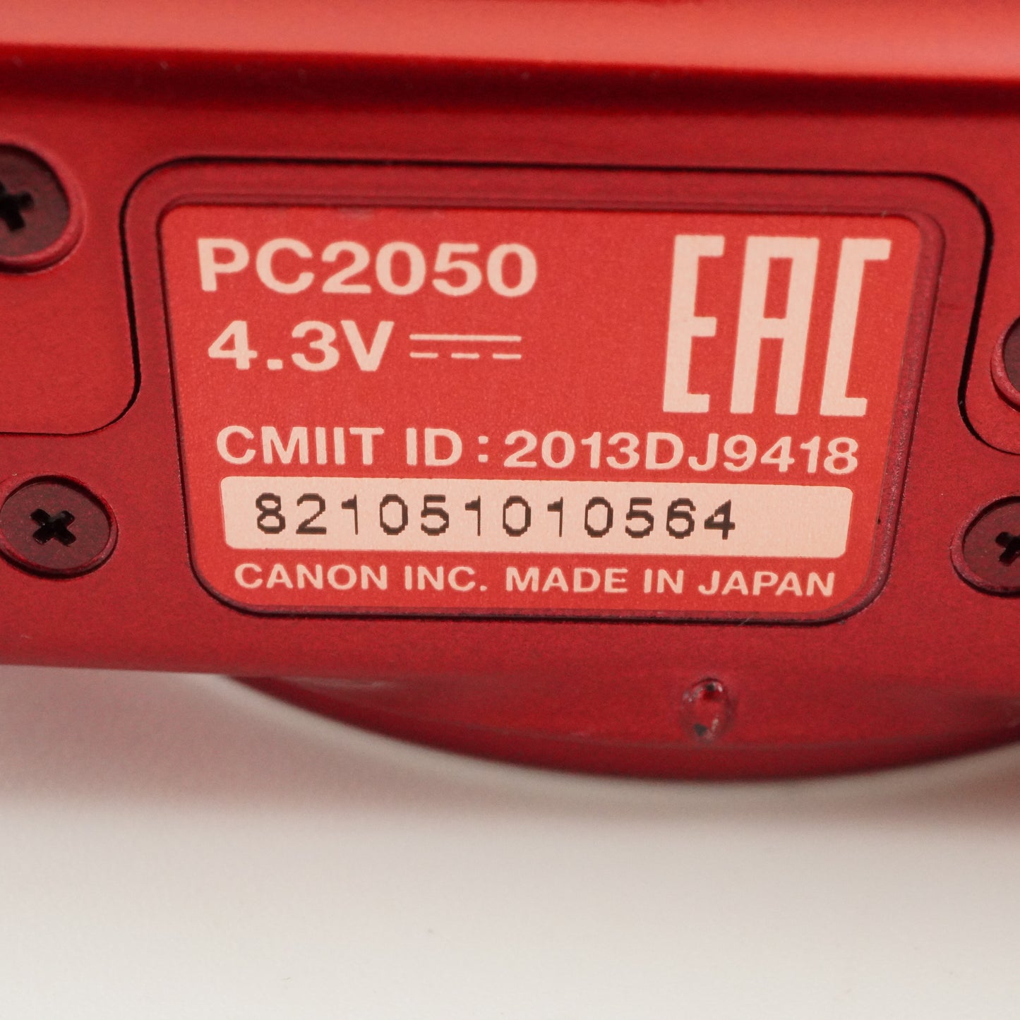 Canon PowerShot SX600 HS Red With 4GB SDHC Card Digital Camera from Japan #6952