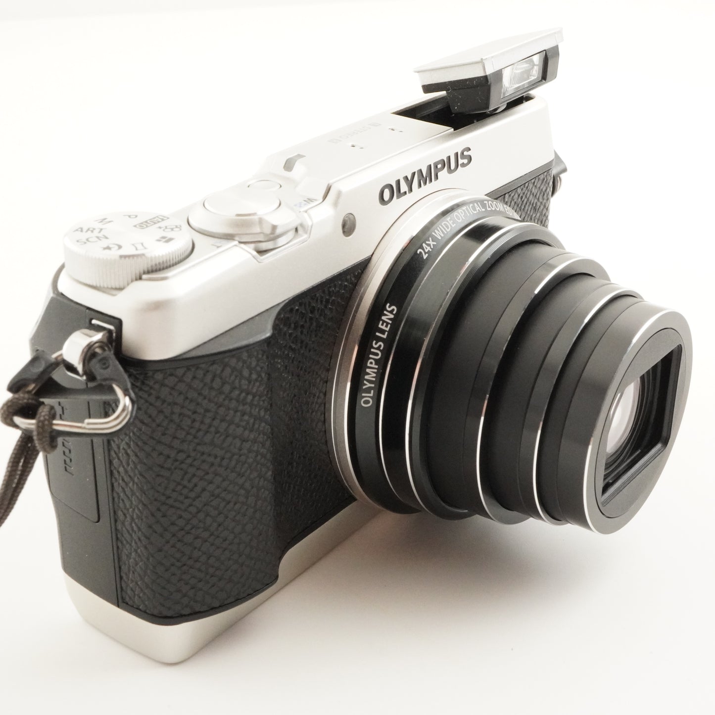 OLYMPUS STYLUS SH-2 Silver With 4GB SDHC Card Digital Camera from Japan #6884