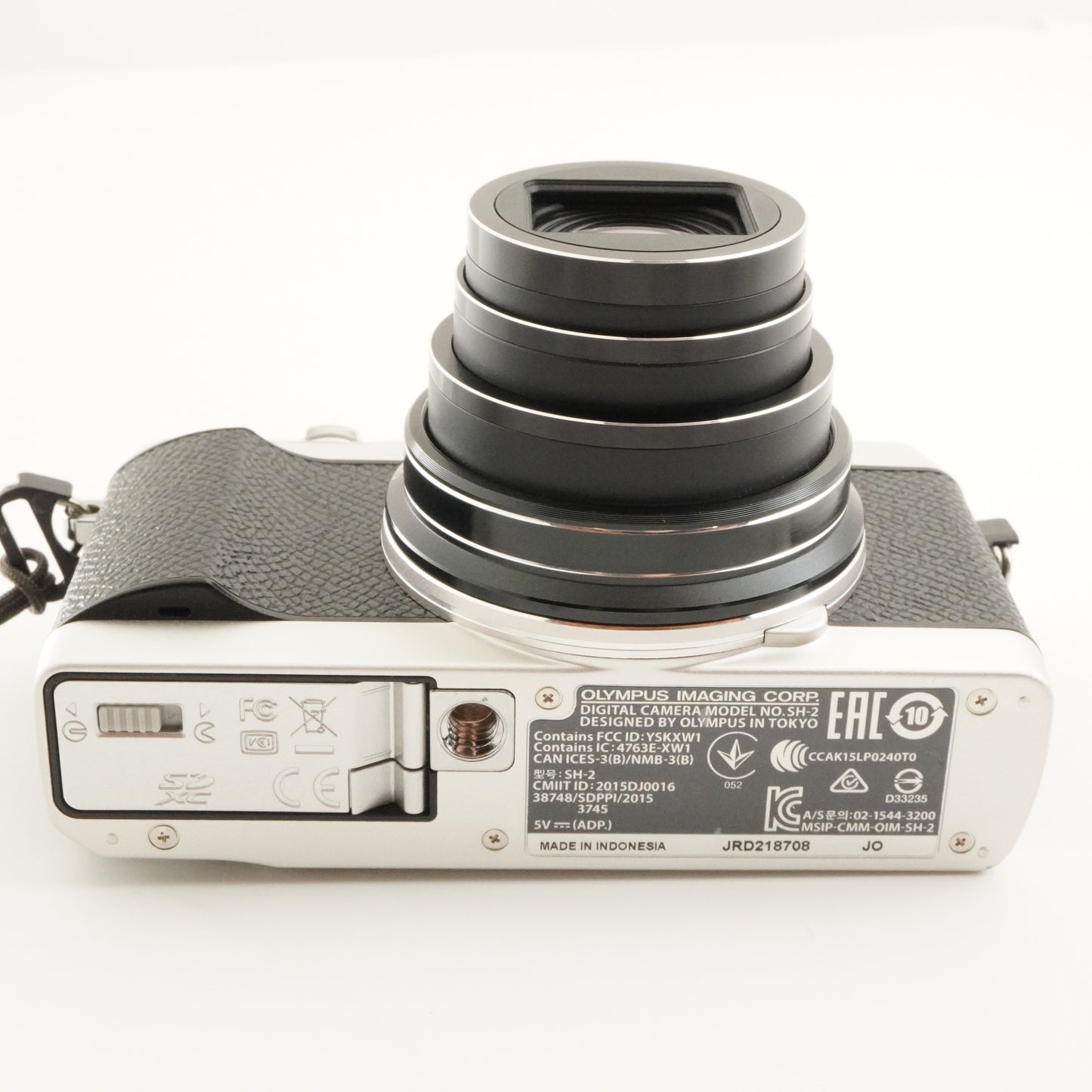 OLYMPUS STYLUS SH-2 Silver With 4GB SDHC Card Digital Camera from Japan #6884