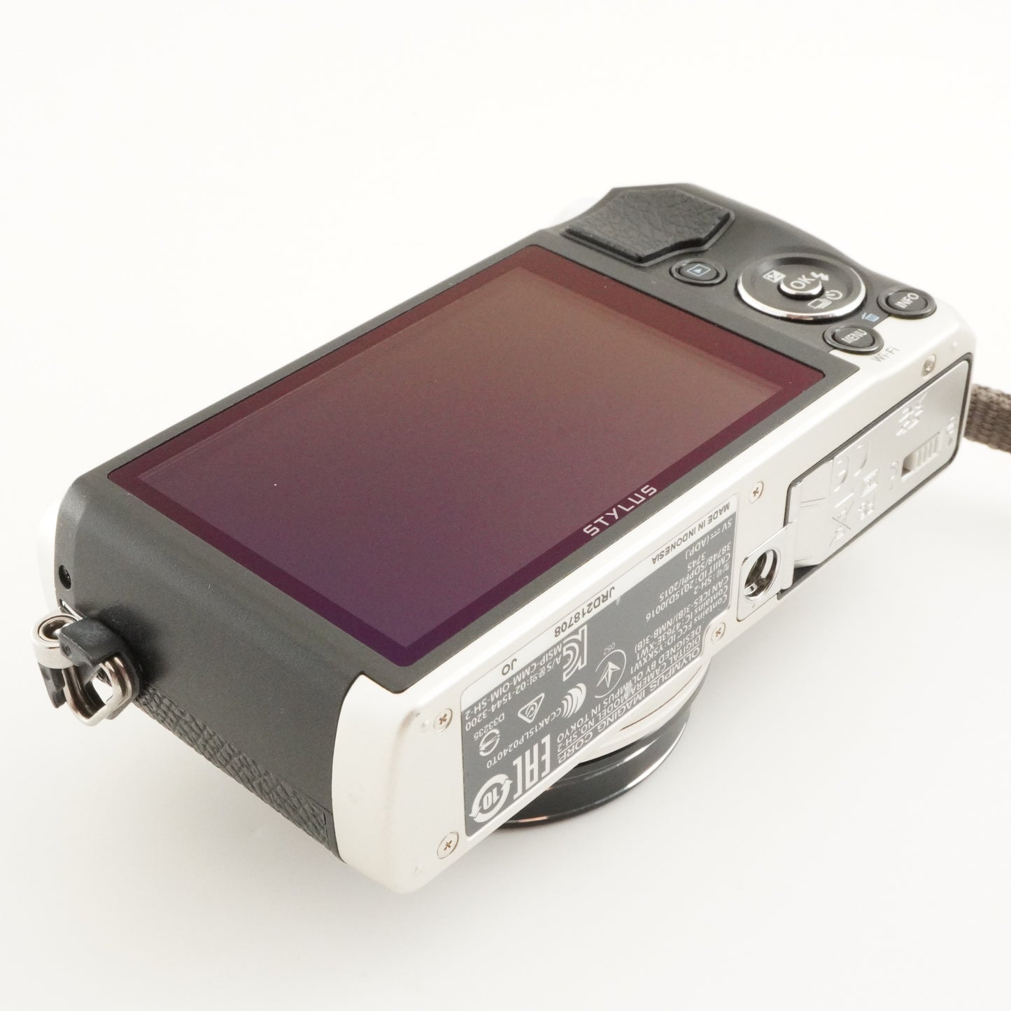 OLYMPUS STYLUS SH-2 Silver With 4GB SDHC Card Digital Camera from Japan #6884
