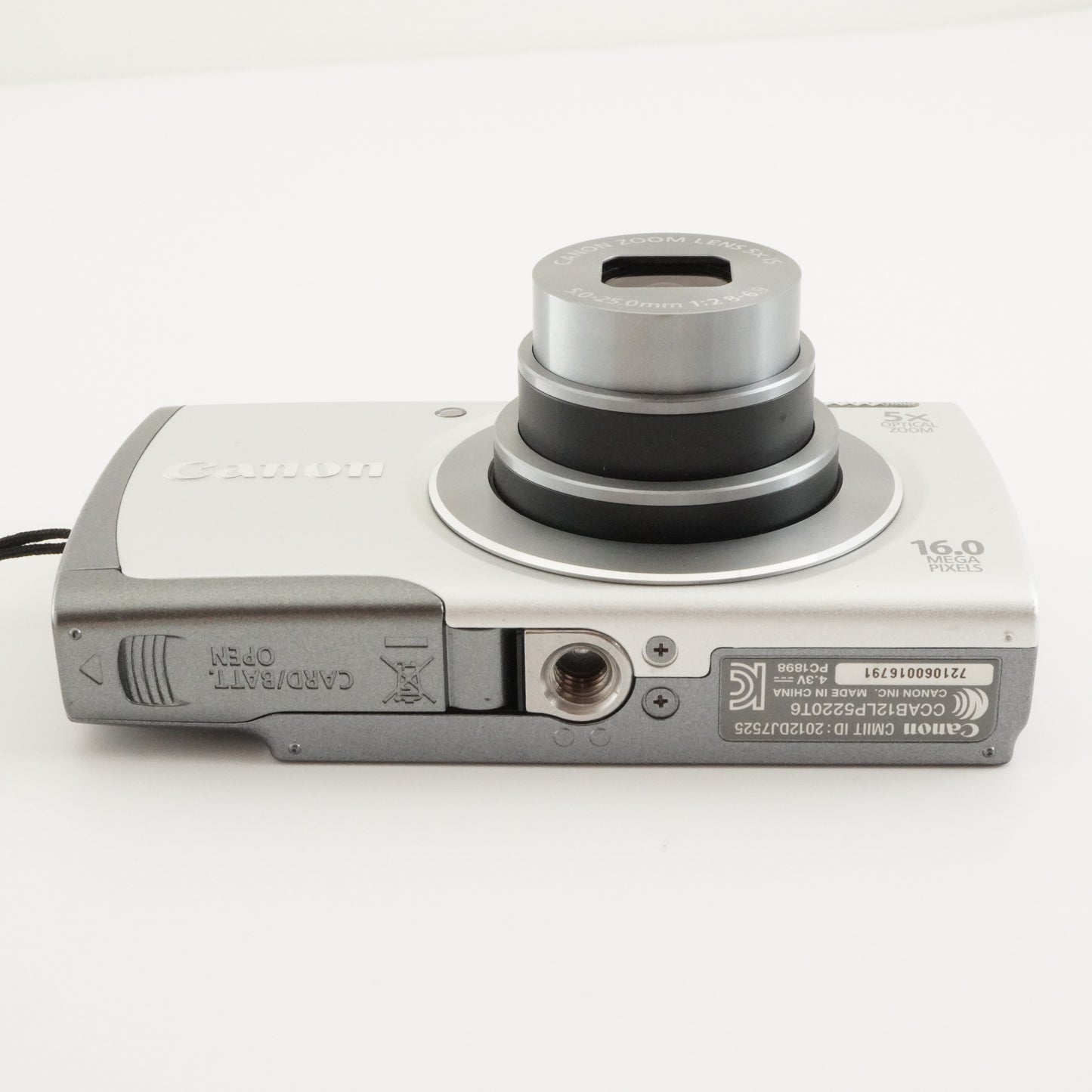 Canon PowerShot A3500 IS Silver + 4GB SDHC Card Digital Camera from Japan #3750