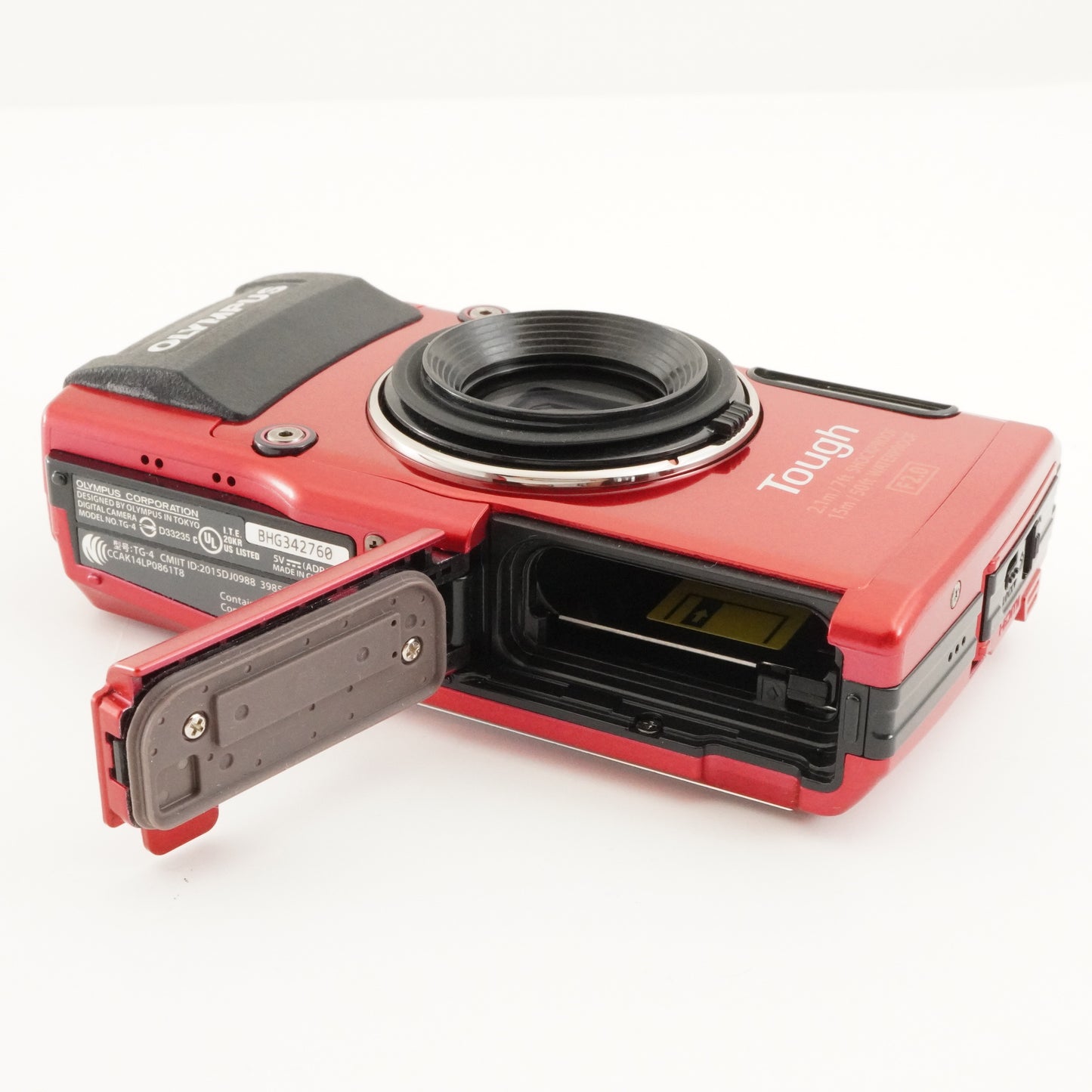 OLYMPUS Tough TG-4 Red With Accessories Digital Camera from Japan #6802