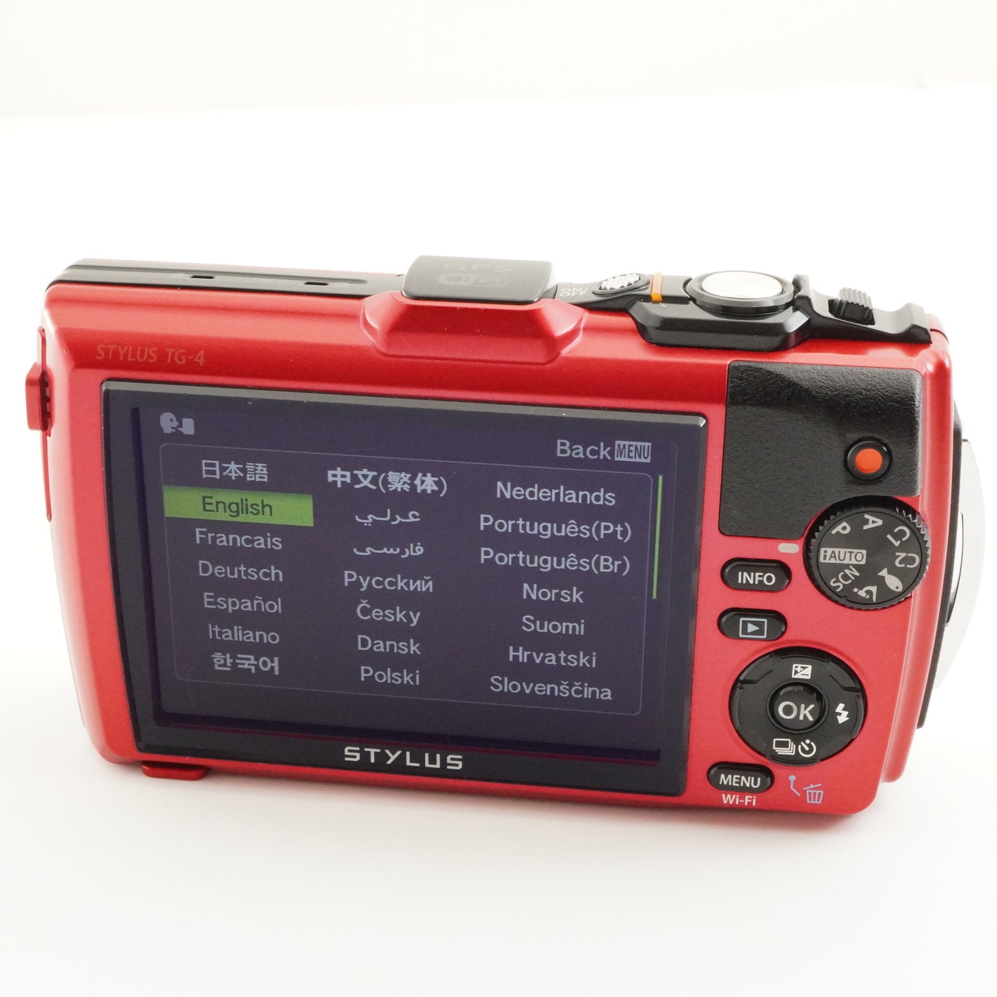 OLYMPUS Tough TG-4 Red With Accessories Digital Camera from Japan #6802