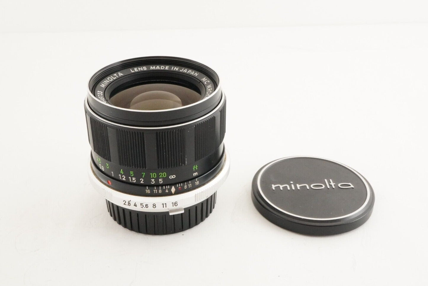 MINOLTA MC W.ROKKOR-HG 35mm F2.8 Wide Angle Lens Photo tested! From Japan #7834