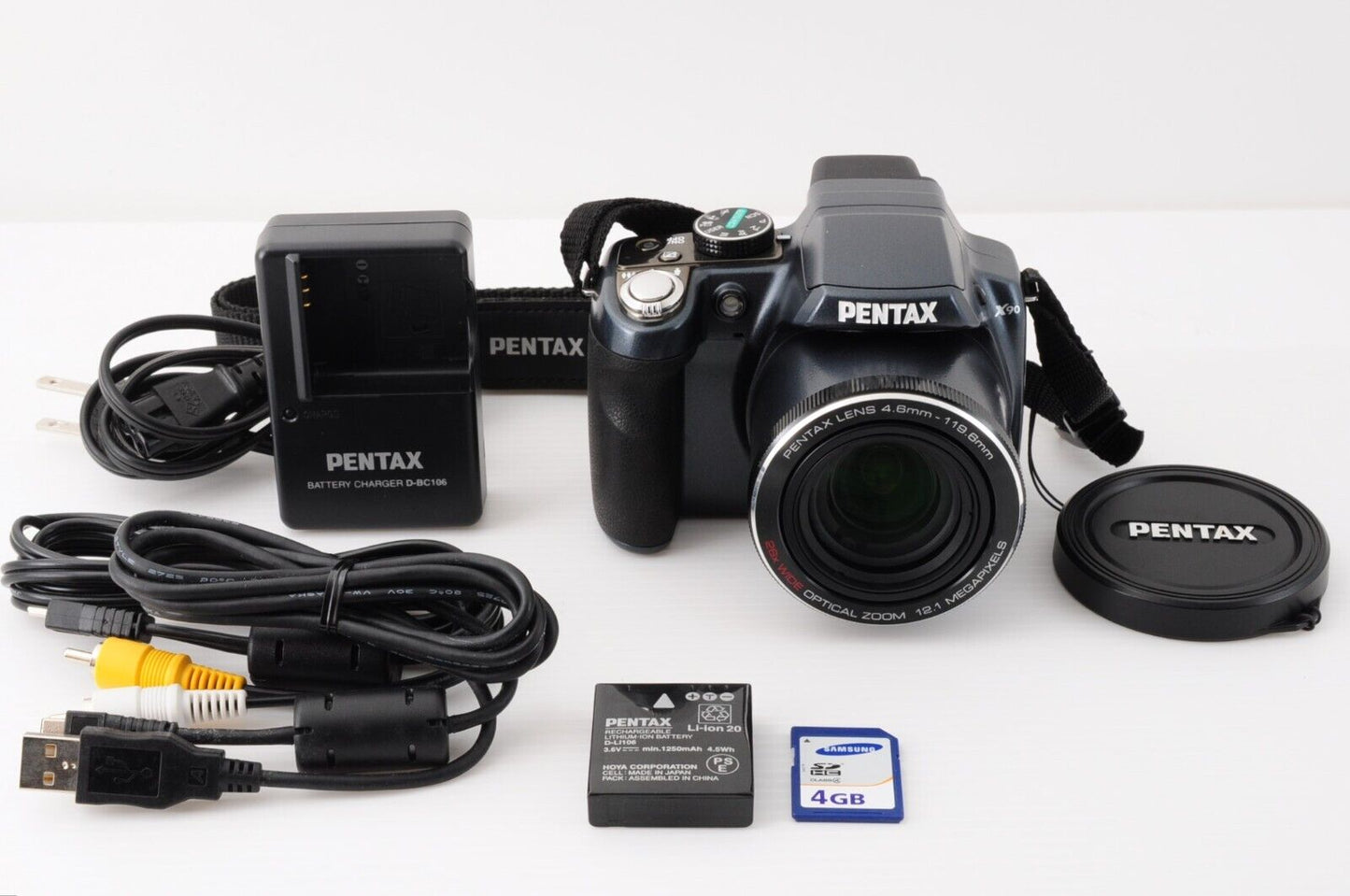 PENTAX X90 Point & Shoot Digital Camera from Japan #7219