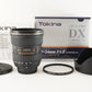 Tokina SD 12-24mm F4 (IF) AT-X PRO DX II For NIKON F In Box from Japan #7918