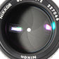 NIKON NIKKOR AI 85mm F2 MF Portrait Lens Photo tested from Japan #4930
