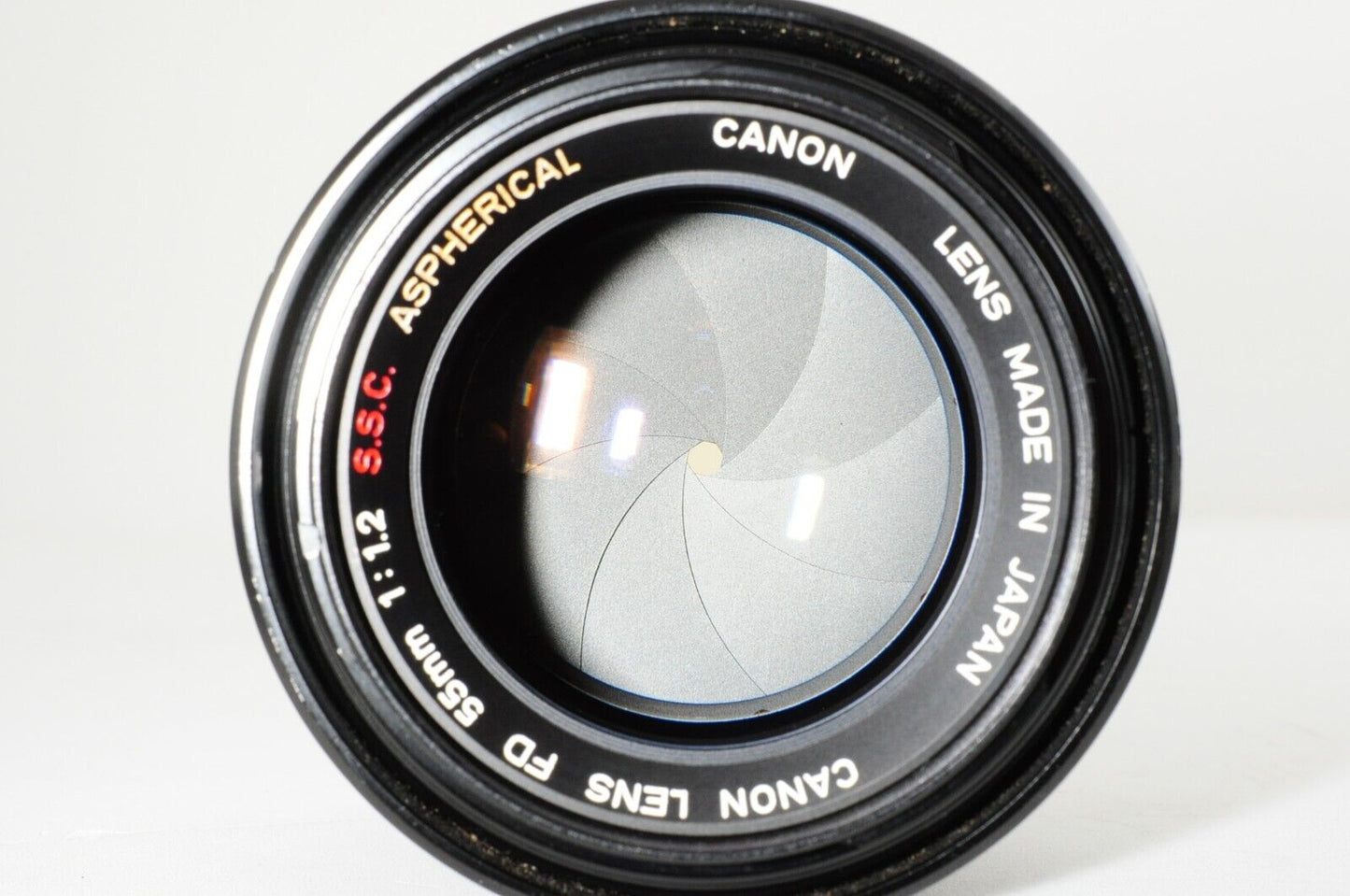 CANON FD 55mm F1.2 S.S.C. ASPHERICAL MF Lens Photo tested! from Japan #7103