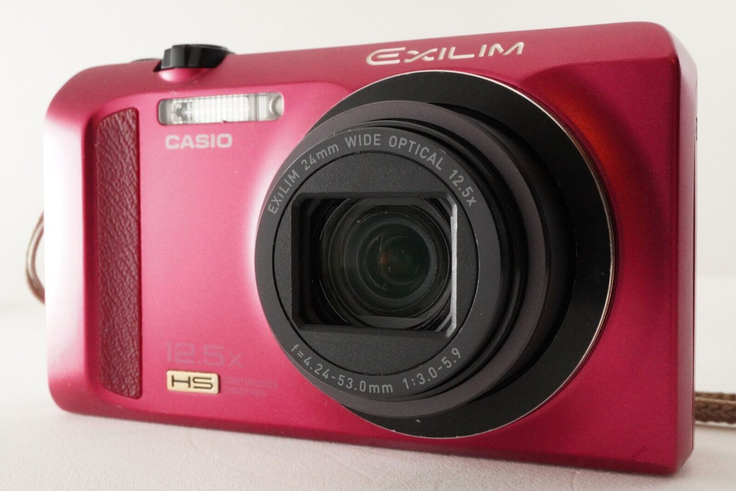 Casio EXILIM EX-ZR200 Red In Box With 4GB SDHC Card Digital Camera from Japan #7565