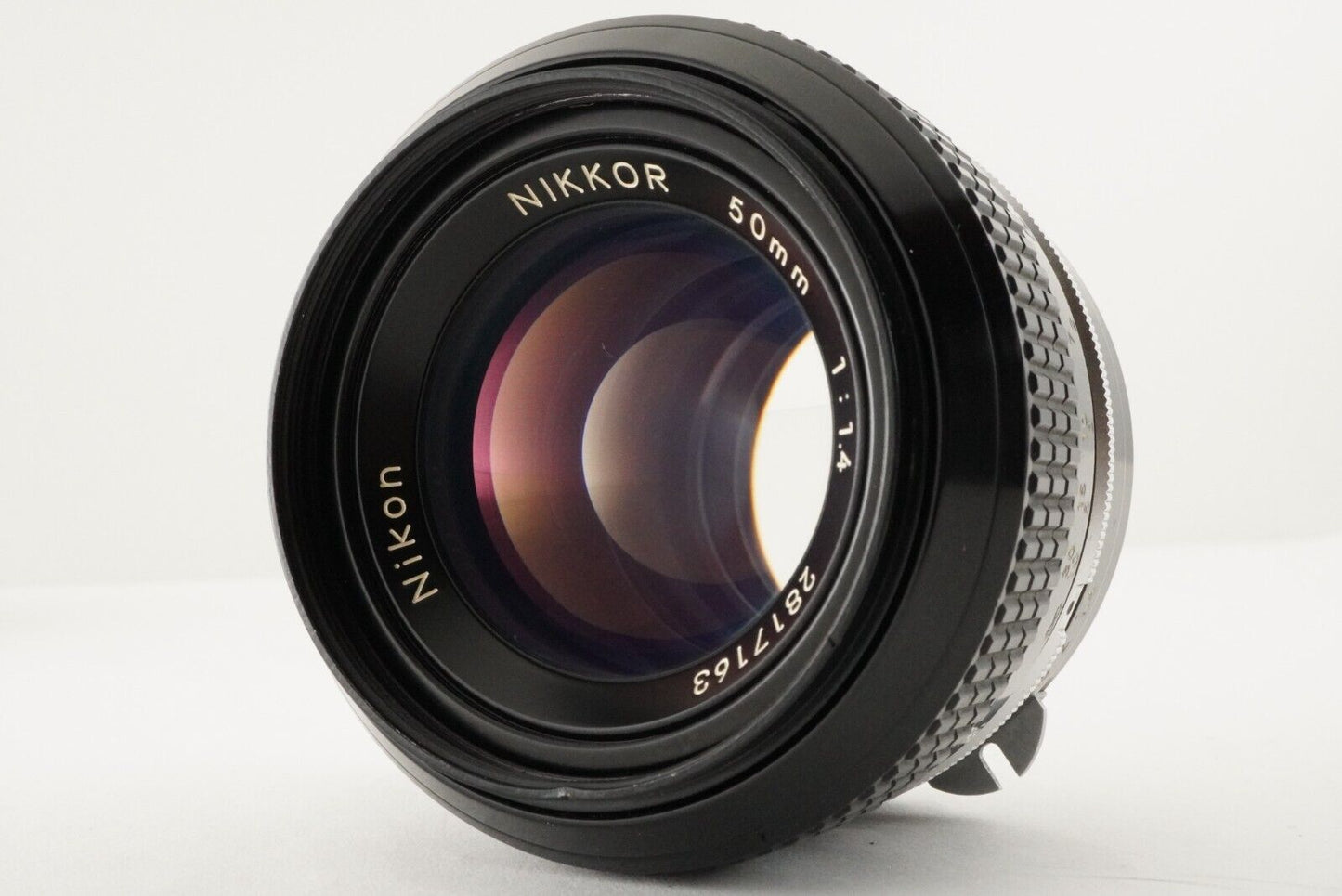 New Light Seals NIKON Nikomat EL Black + NIKKOR 50mm F1.4 non-Ai from Japan #7892