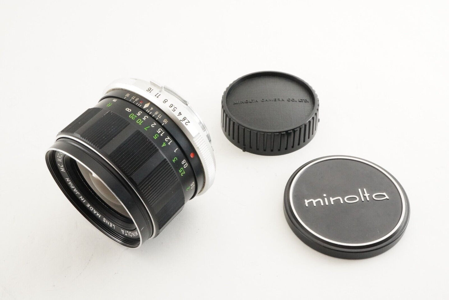 MINOLTA MC W.ROKKOR-HG 35mm F2.8 Wide Angle Lens Photo tested! From Japan #7834