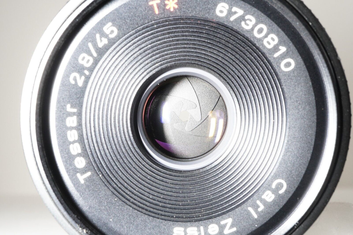 CONTAX Carl Zeiss Tessar 45mm F2.8 T* AEJ MF Lens Photo tested! From Japan #7433