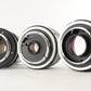 MINOLTA MC ROKKOR-PF 50mm F1.7 + W.ROKKOR-SG 28mm + 135mm F2.8 from Japan #5563