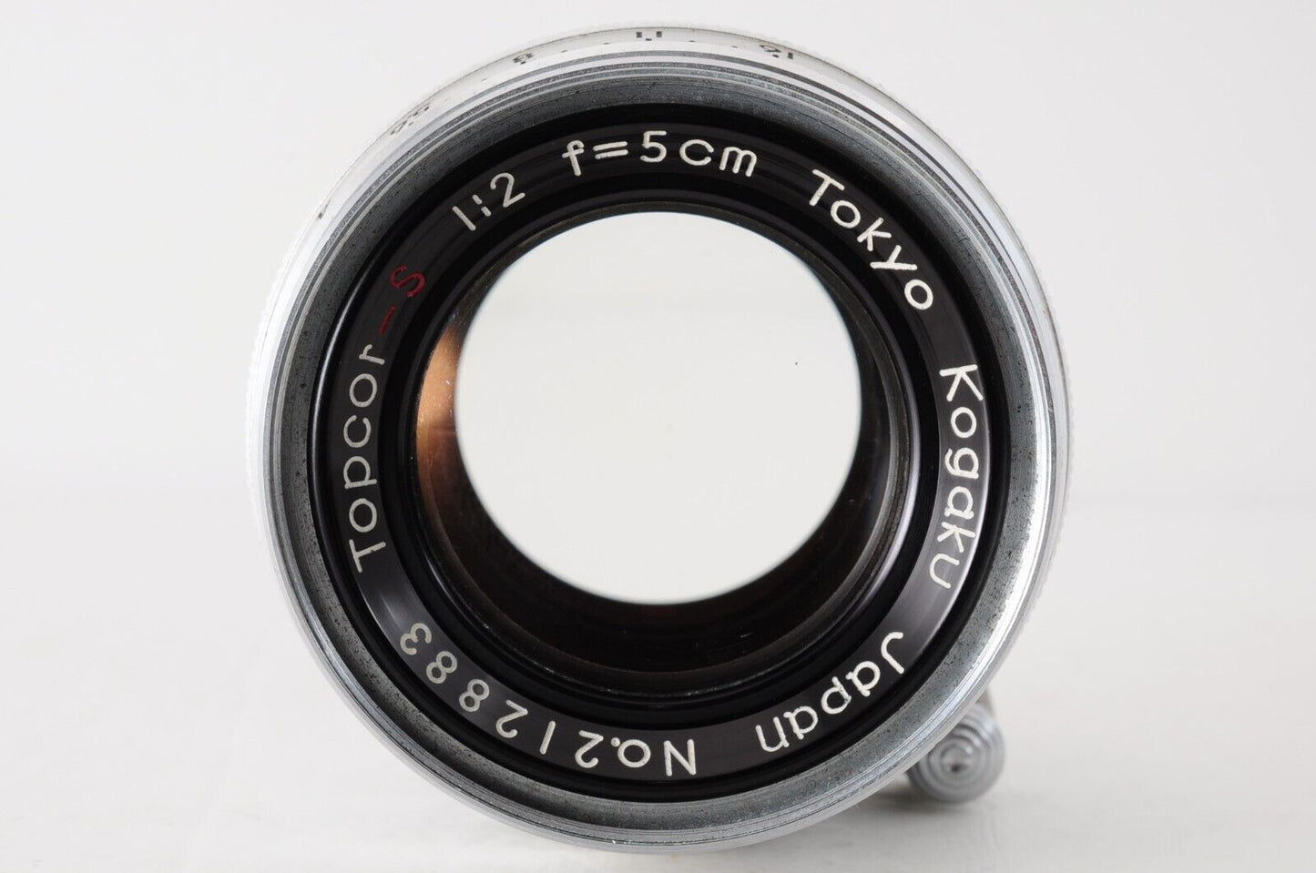 Tokyo Kogaku Topcor-S 50mm F2 Leica L39 screw mount MF Lens from Japan #6500