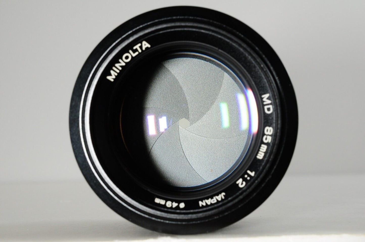 MINOLTA MD 85mm F2 Photo tested! MF Portrait Lens from Japan #6048