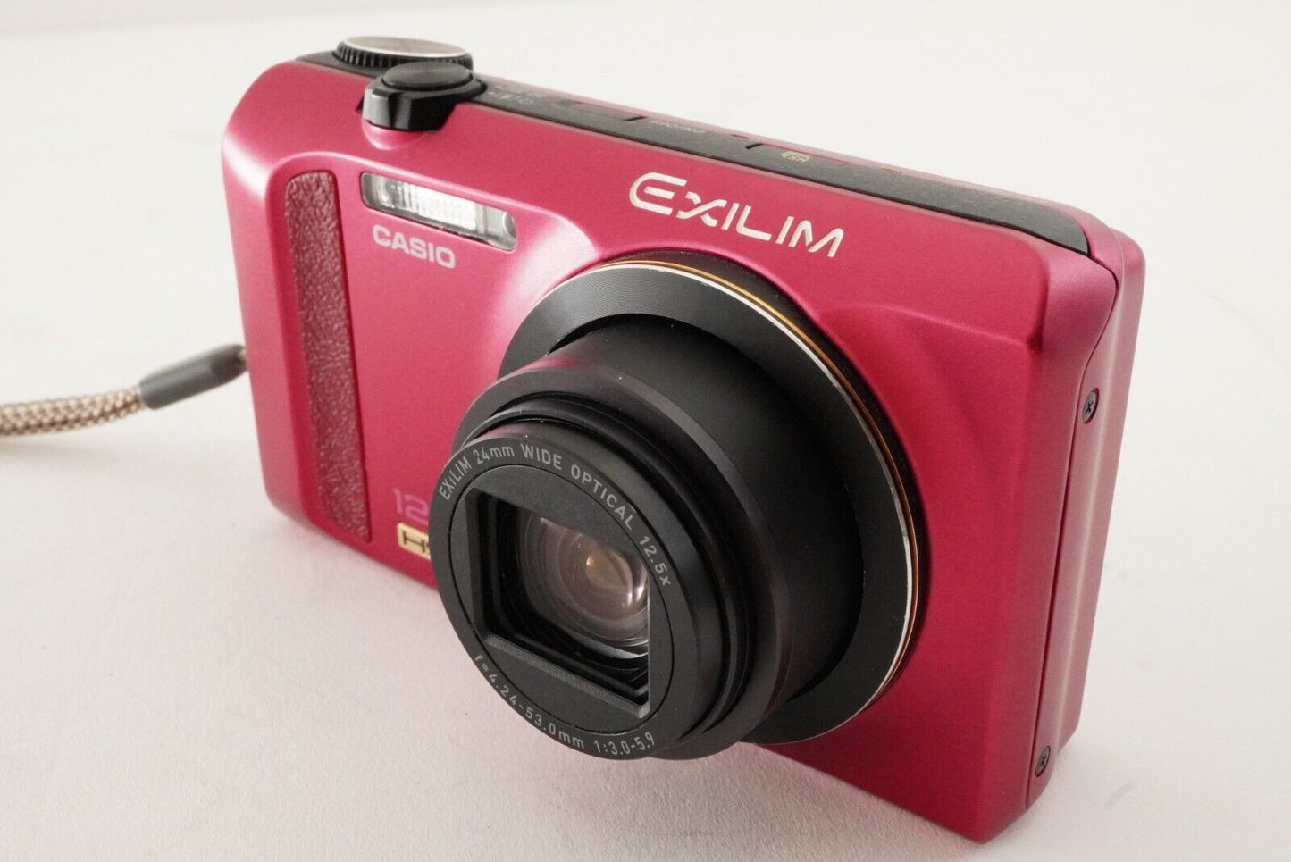 Casio EXILIM EX-ZR200 Red In Box With 4GB SDHC Card Digital Camera from Japan #7565