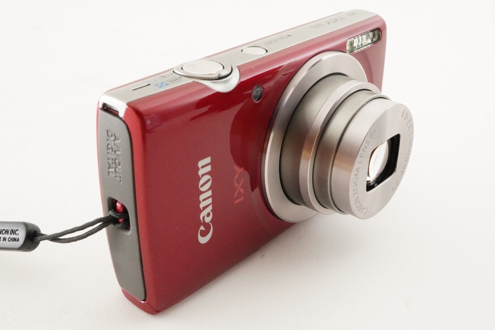 CANON IXY 180 Red In Box Point & Shoot Digital Camera from