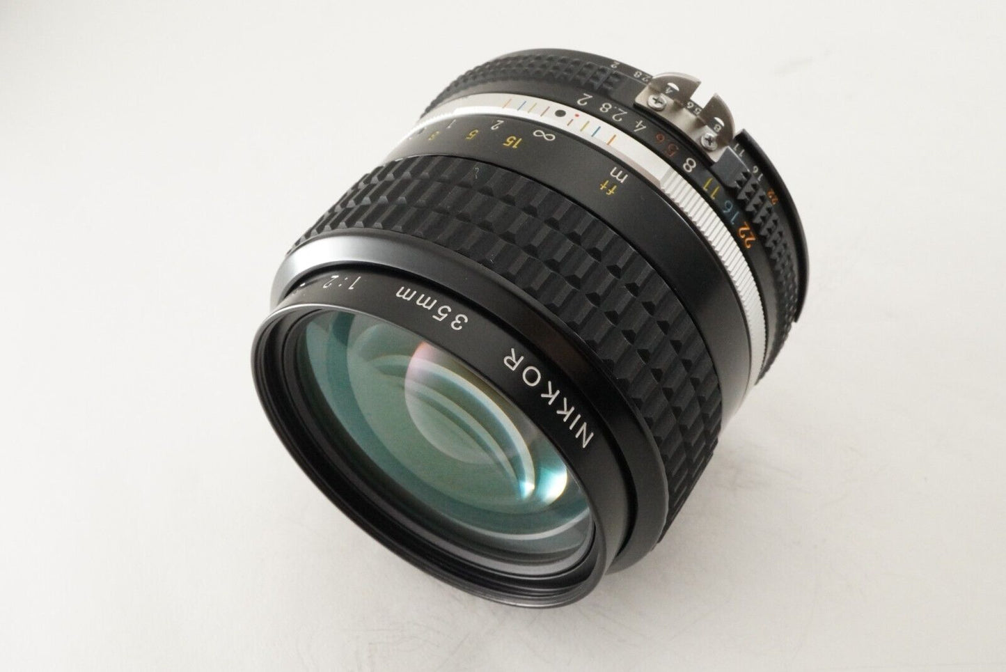 NIKON Ai-s NIKKOR 35mm F2 In Case MF Wide Angle Lens from Japan #7879