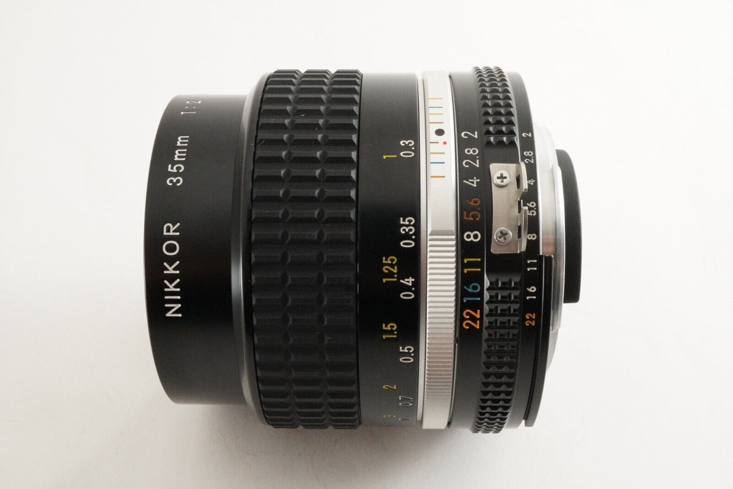 NIKON Ai-s NIKKOR 35mm F2 In Case MF Wide Angle Lens from Japan #7879