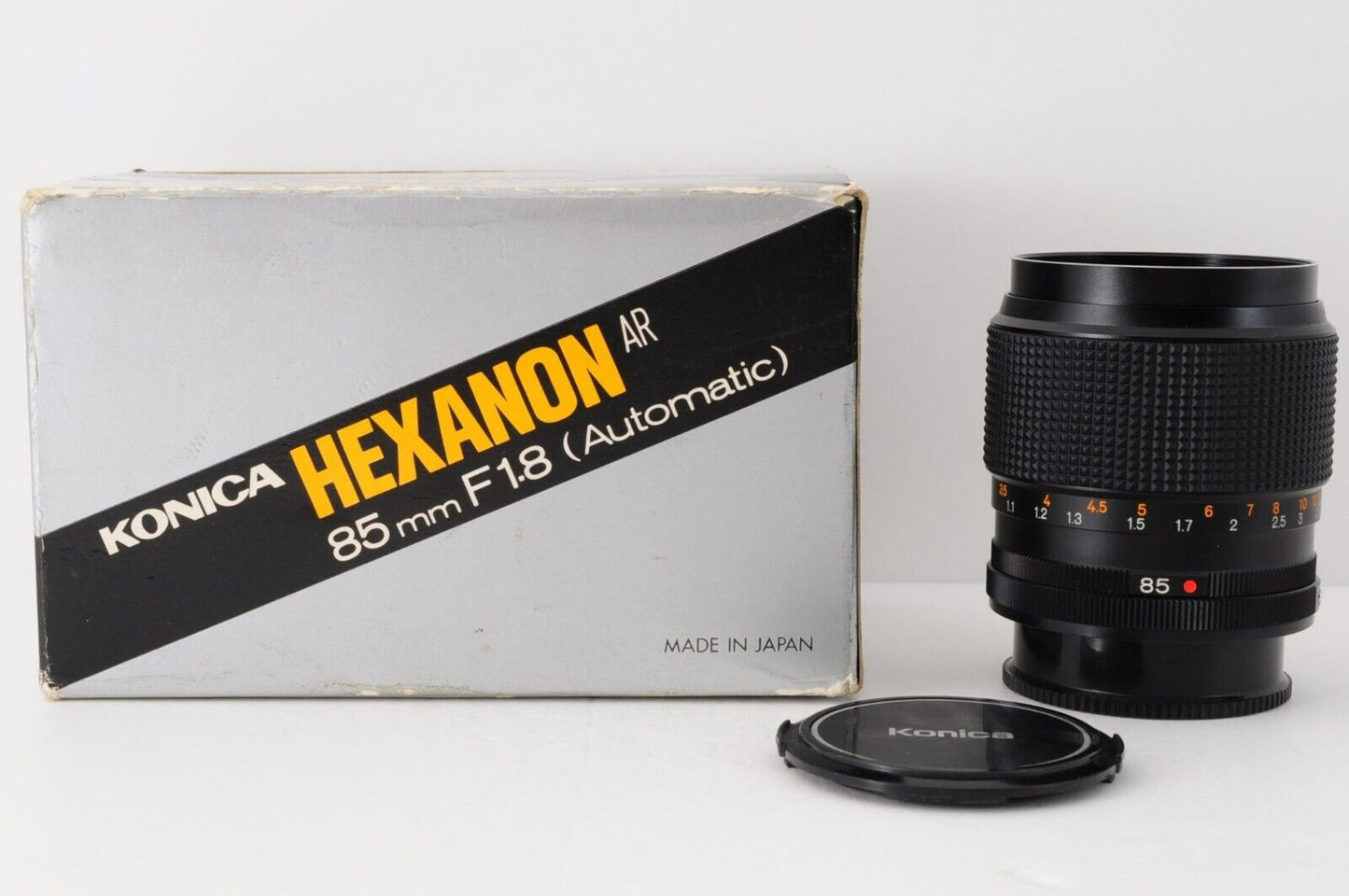 KONICA HEXANON AR 85mm F1.8 In Box MF Lens Photo tested! from Japan #6544