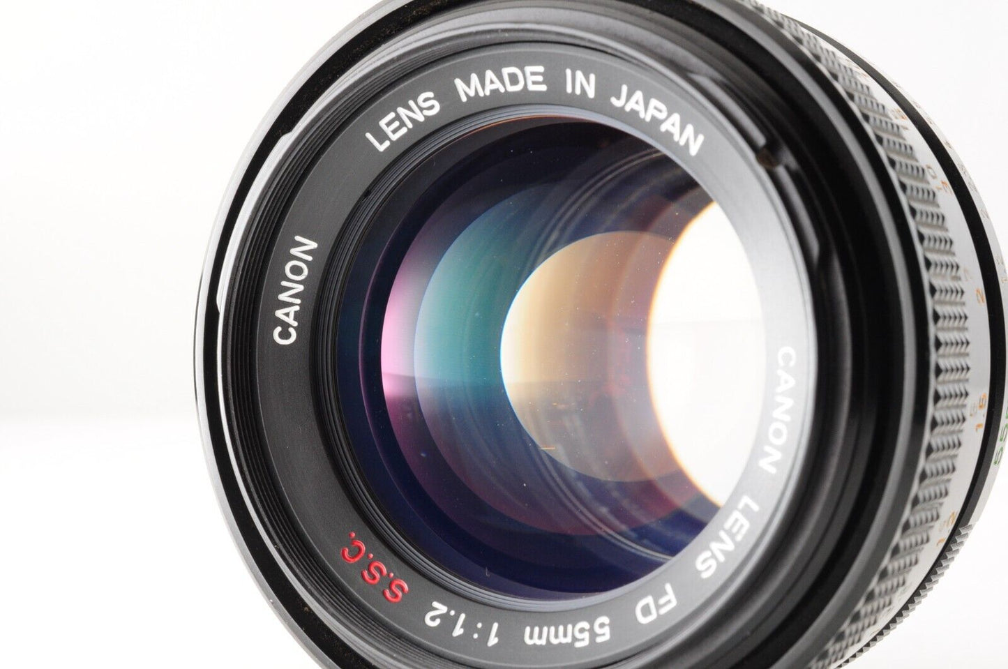 CANON FD 55mm F1.2 S.S.C. MF Standard Prime Lens Photo tested! from Japan #6839