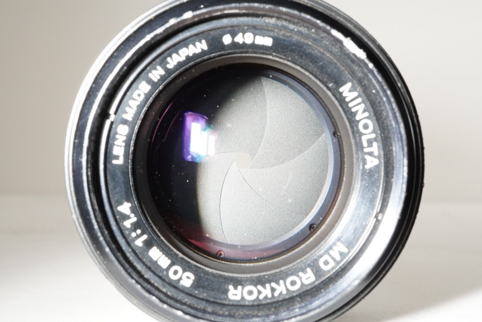 Minolta 50mm F/1.4 Rokkor-X MD Mount Manual Focus Lens {55}