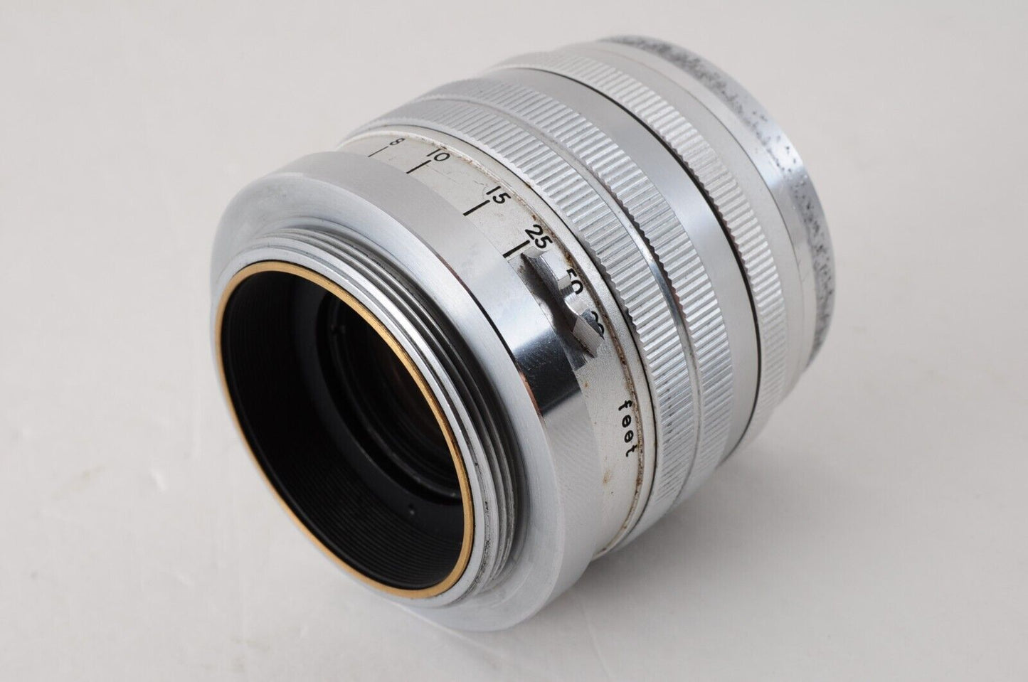 Tokyo Kogaku Topcor-S 50mm F2 Leica L39 screw mount MF Lens from Japan #6500