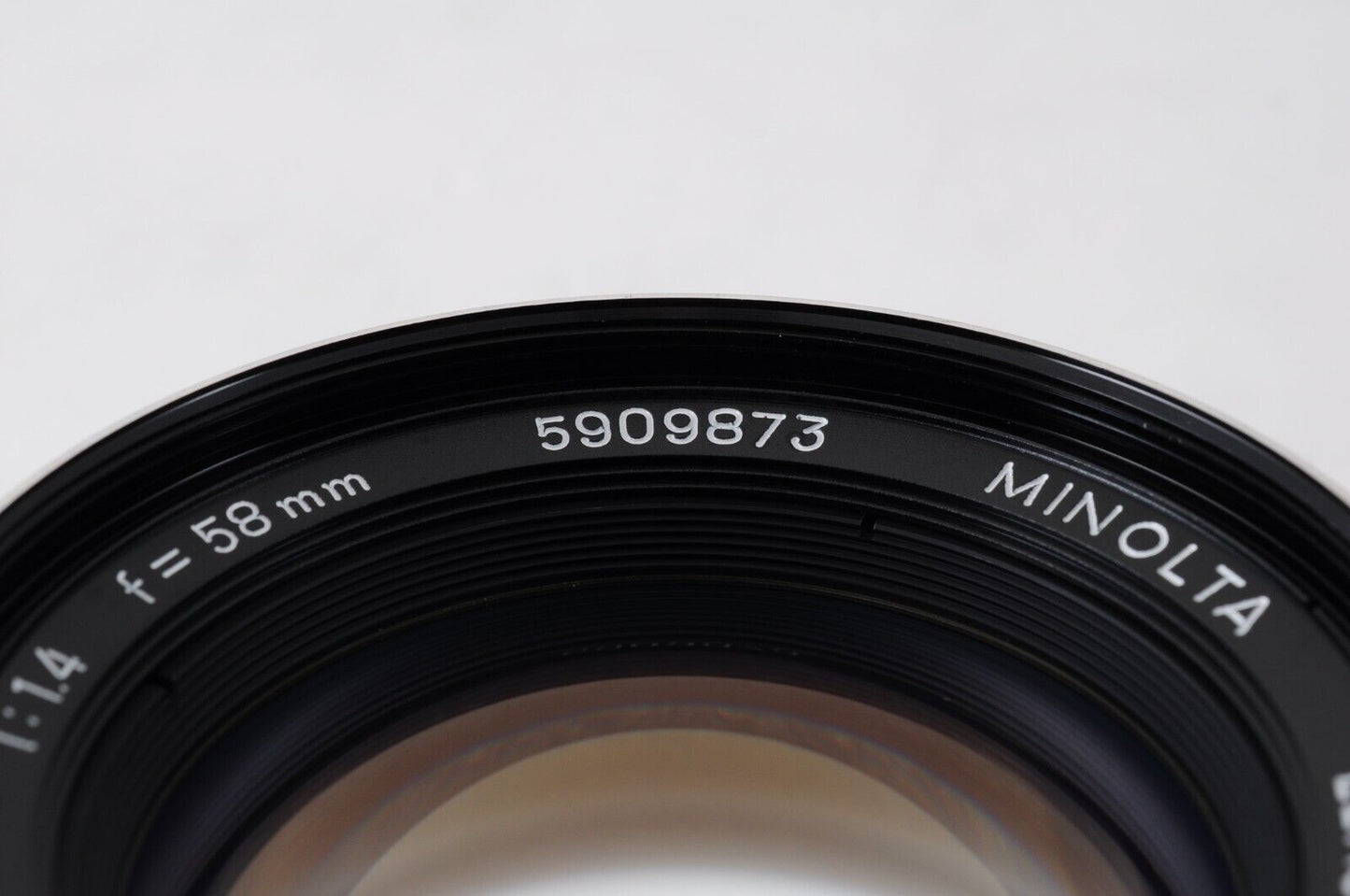 MINOLTA MC ROKKOR-PF 58mm F1.4 MF Prime Lens Photo tested! from Japan #6849